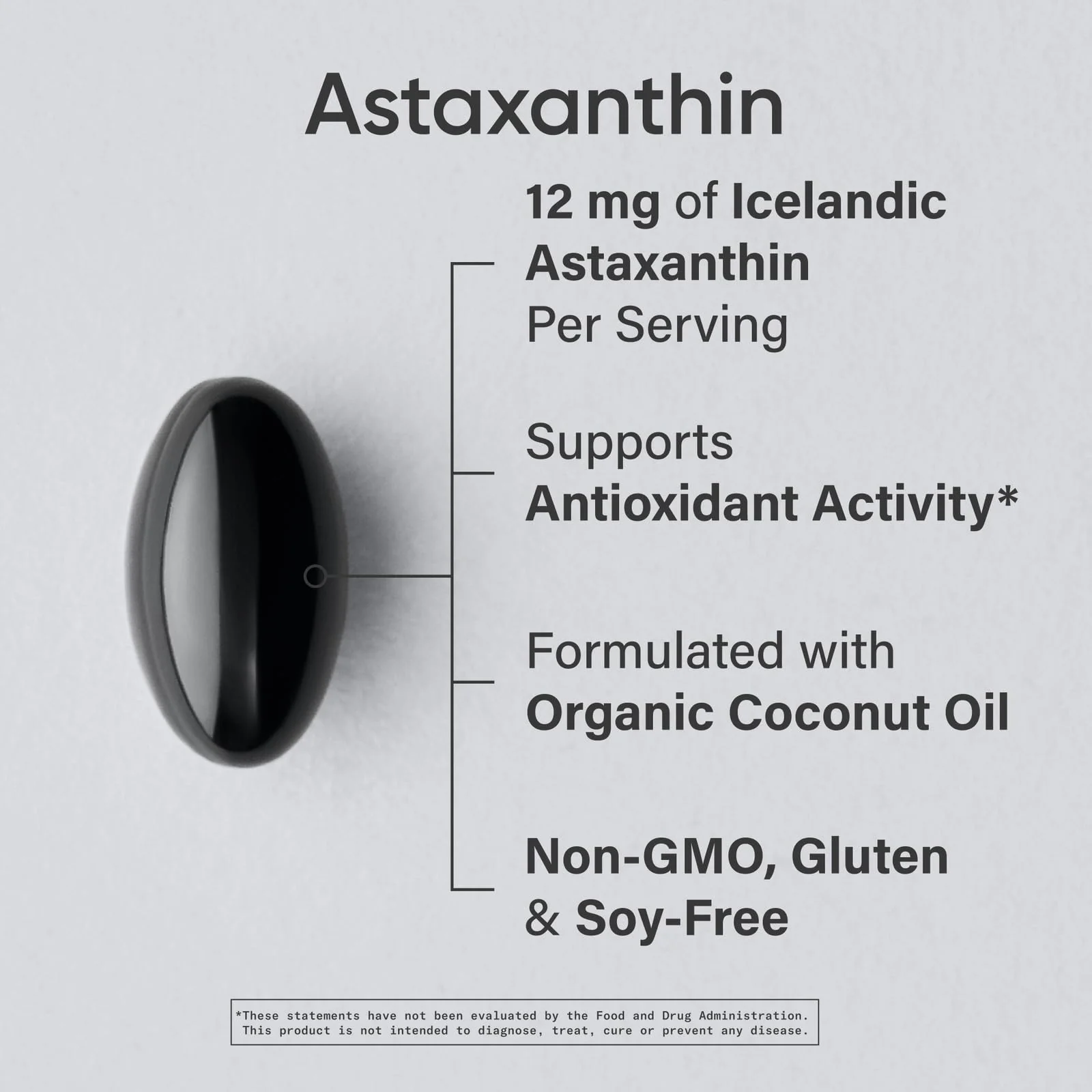 Sports Research Triple Strength Astaxanthin 12mg with Organic Coconut Oil - Antioxidant Supplement, Non-GMO Verified & Gluten Free - 60 Softgels - Image 8