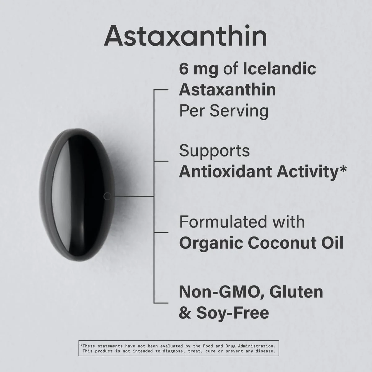 Sports Research Triple Strength Astaxanthin Supplement (6mg) with Organic Coconut Oil for Antioxidant Activity, Skin & Eye Health Support - Non-GMO Verified & Gluten Free - 120 Softgels - Image 8