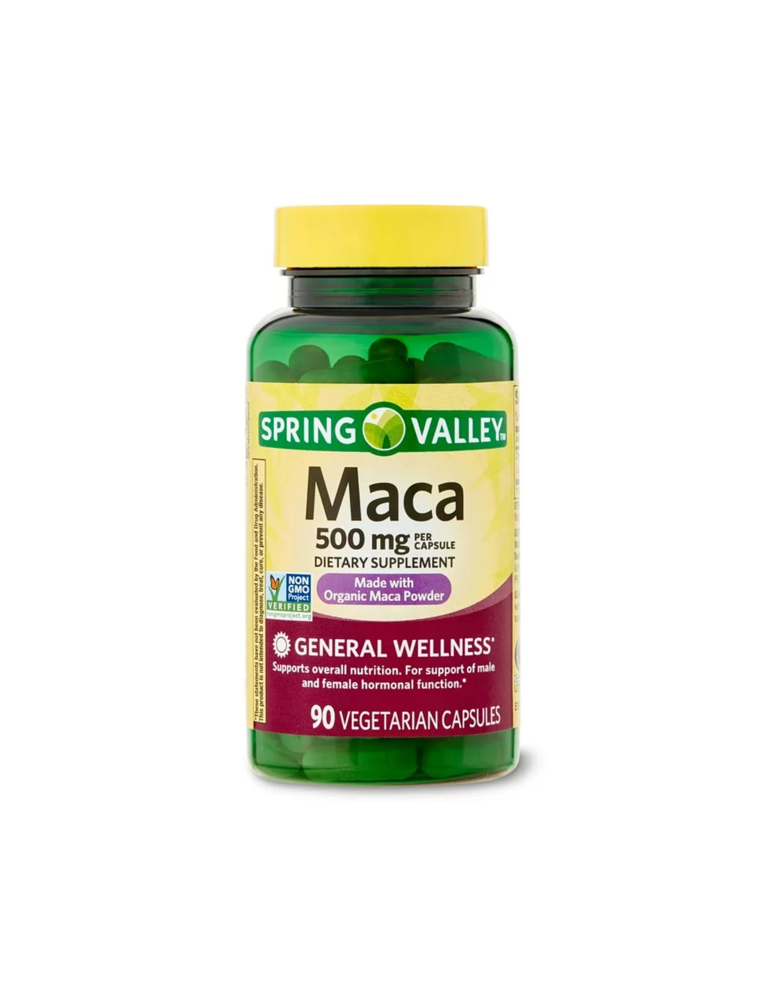 Spring Valley Maca Root 500mg Capsules, Organic Maca Root for Women and Men + STS Sticker. - Image 7