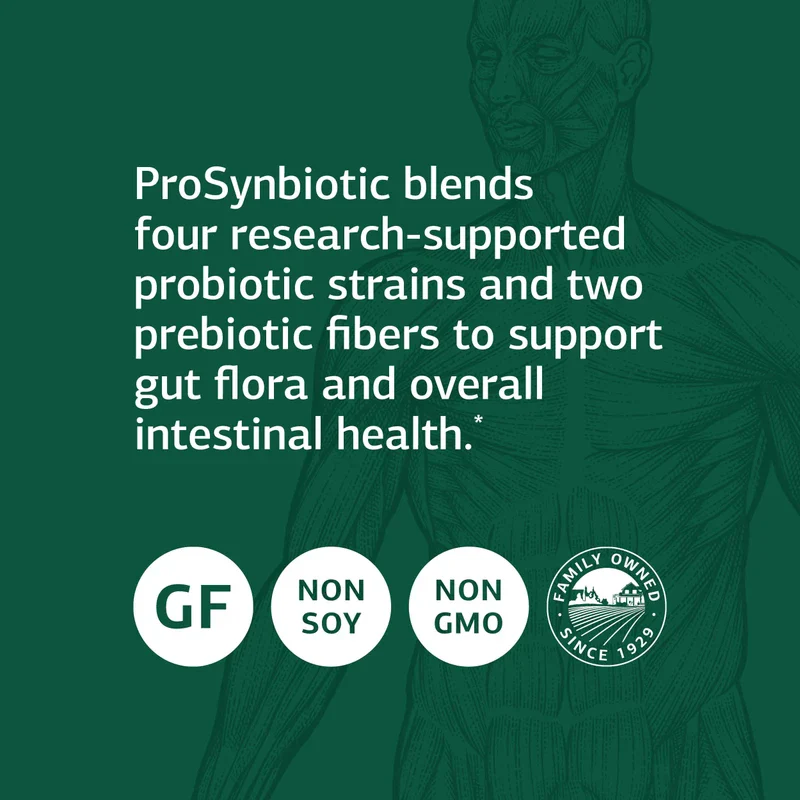 Standard Process ProSynbiotic - Whole Food Bowel, Immune Support, Digestion and Digestive Health with Bifidobacterium, Chicory Root, Lactobacillus Acidophilus, and Inulin - Vegetarian - 90 Capsules - Image 4
