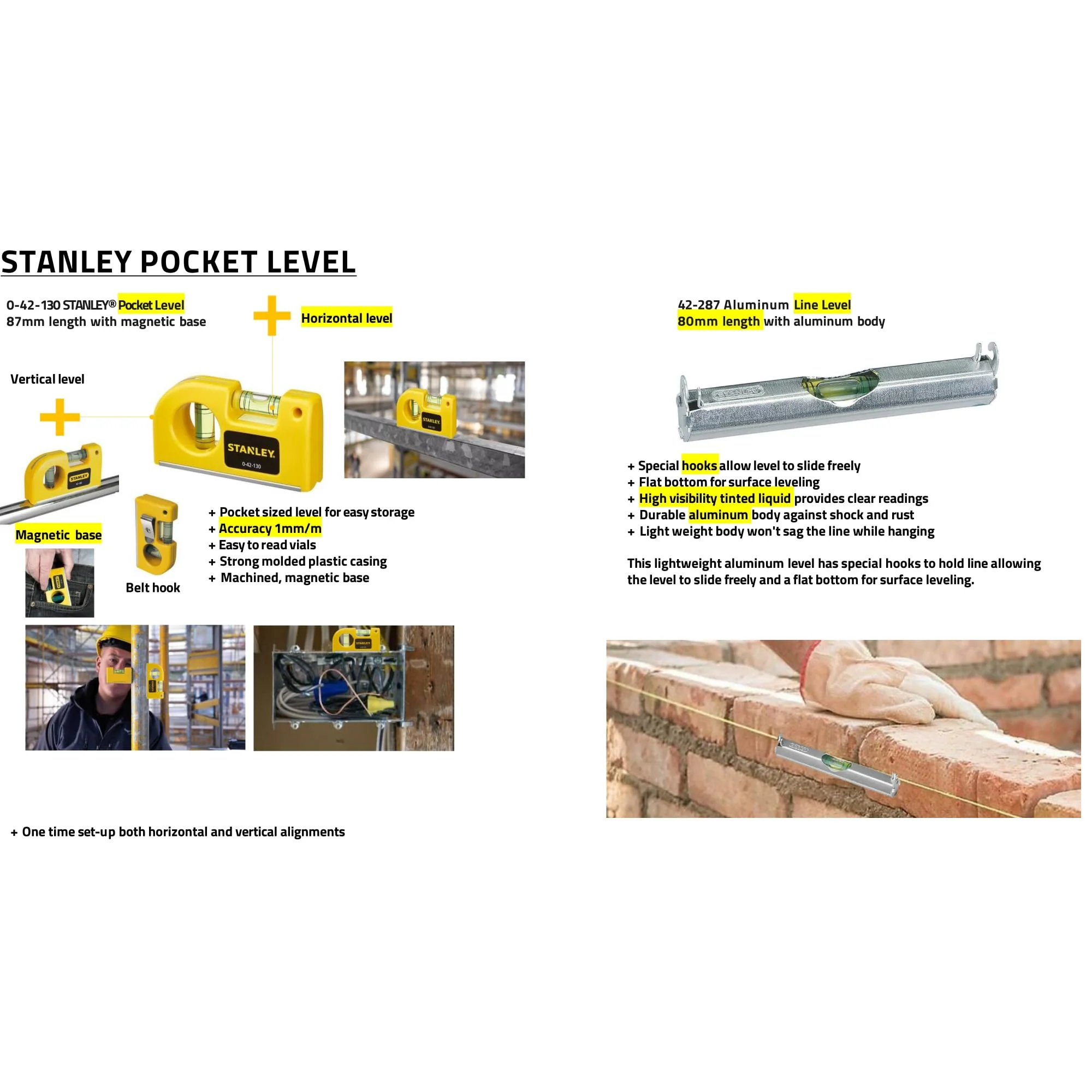 Stanley 0-42-287 Line Level - Image 6