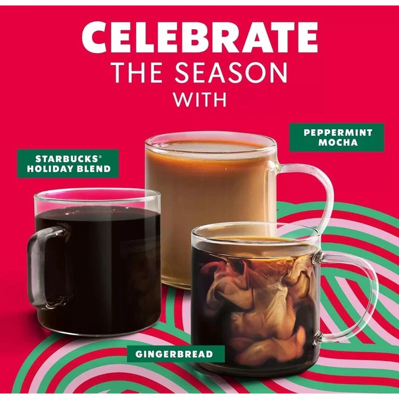 Starbucks Peppermint Mocha Natural Flavr K-cups Pods 22 Count New 3/2025 Edition - Image 6