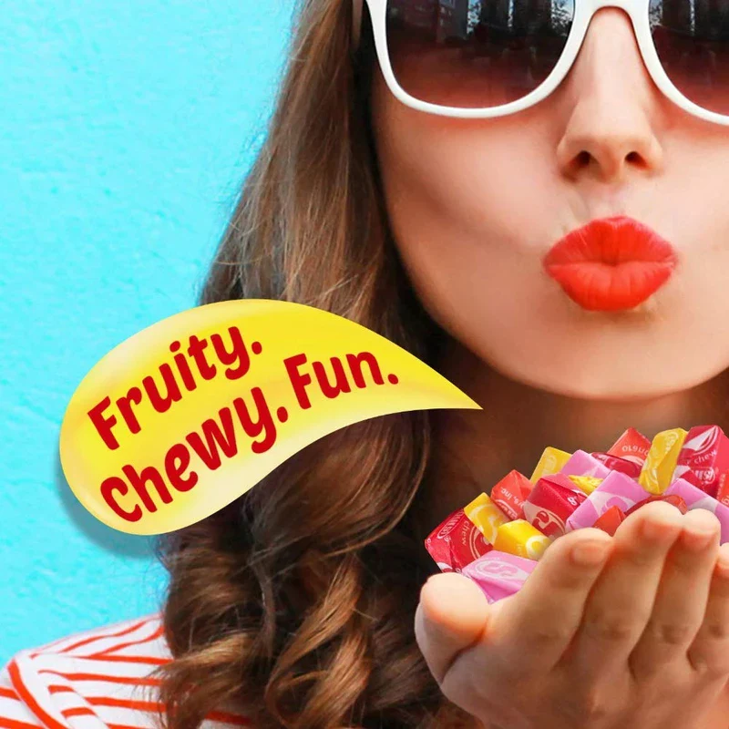 Starburst Original Fruit Chews Sugar Candy, 2.0 Pounds Bulk 200 Pieces Approximately - Image 6