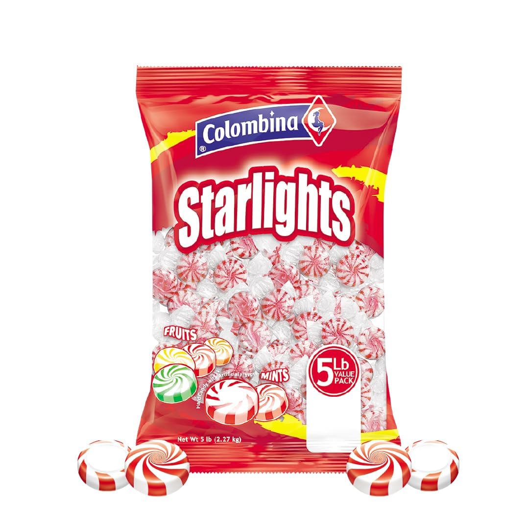 Starlight Peppermints Mints 5 Lb -Approx 400 Peppermint Candy Individually Wrapped - Thanksgiving Christmas Candy Mints - Image 7