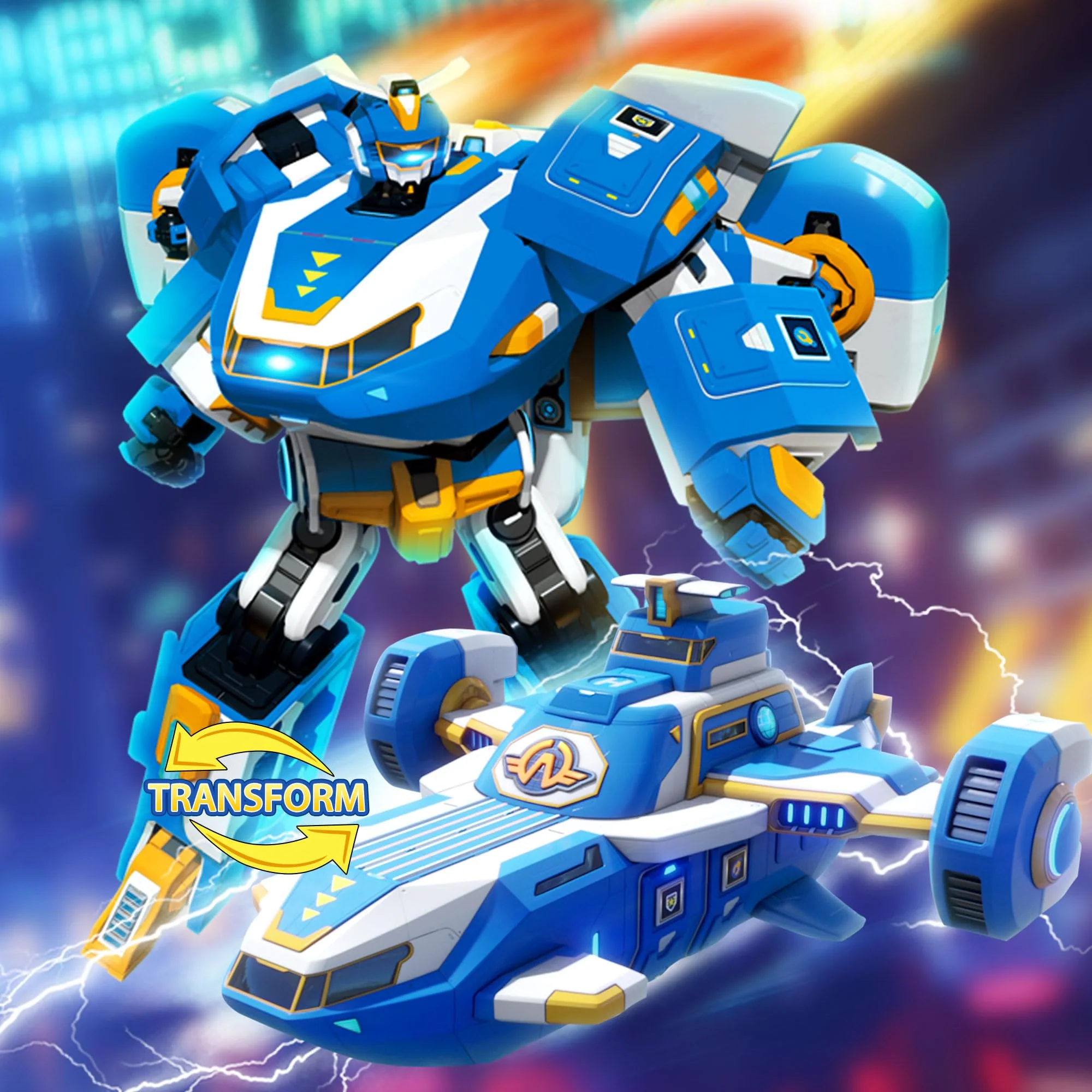 Super Wings World Aircraft Playsets | Season 6 New Air Moving Base | Airplane Toys Mini Plane Transformable Toys | Transform Aircraft to Robot | Preschool Toy Plane Set for 3 4 5 Year Old Boys Girls - Image 3