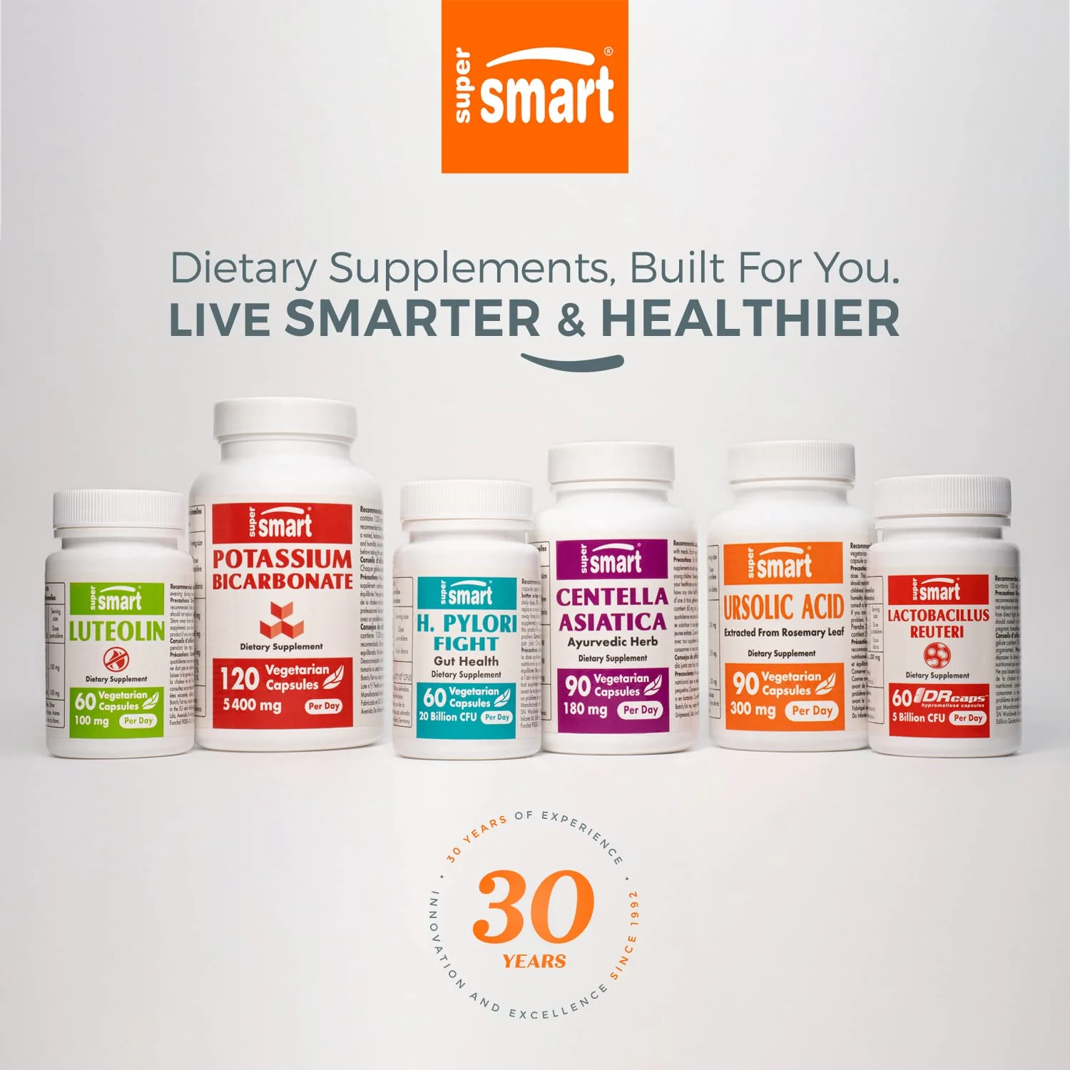Supersmart - Taxifolin Dihydroquercetin 60mg per Day (90% DHQ Supplement) - Russian Siberian Dahurian Larch Tree Extract - Antioxidant Bioflavonoid | Non-GMO & Gluten Free - 100 Tablets - Image 2