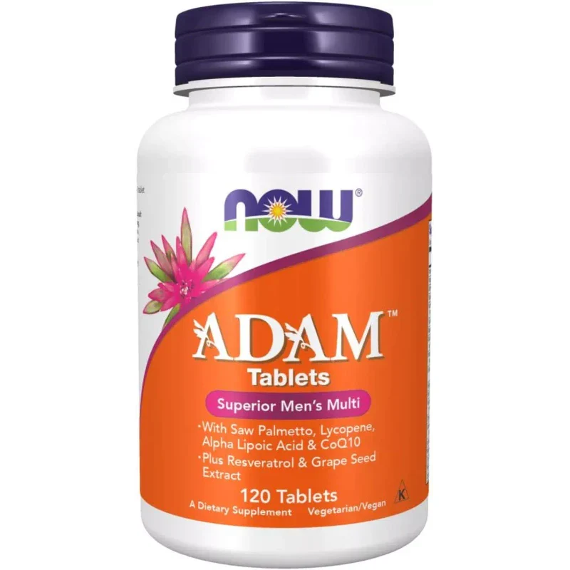 Supplements, ADAM™ Men'S Multivitamin with Saw Palmetto, Lycopene, Alpha Lipo... - Image 2