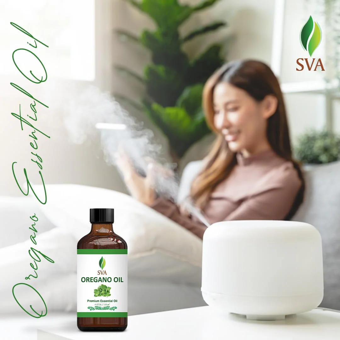 SVA Oregano Essential Oil – 4 Fl Oz – 100% Natural Oregano Oil - for Diffuser, Hair Care, Face, Skin Care, Aromatherapy, Scalp and Body Massage, Soap and Candle Making – with Dropper - Image 3