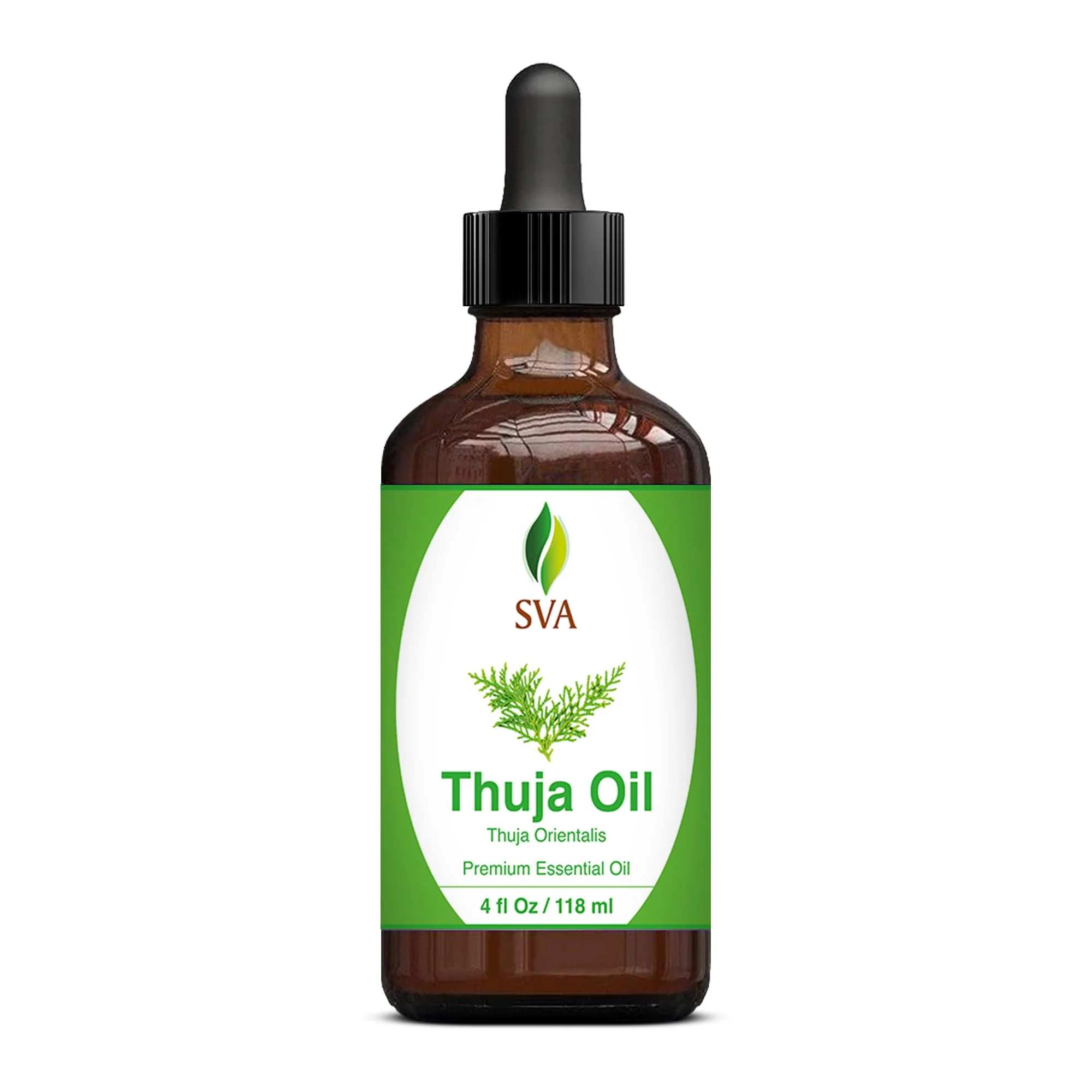 SVA Thuja Essential Oil – 4 Fl Oz – 100% Natural Thuja Oil - for Diffuser, Hair Care, Face, Skin Care, Aromatherapy, Scalp and Body Massage, Soap and Candle Making – with Dropper - Image 7