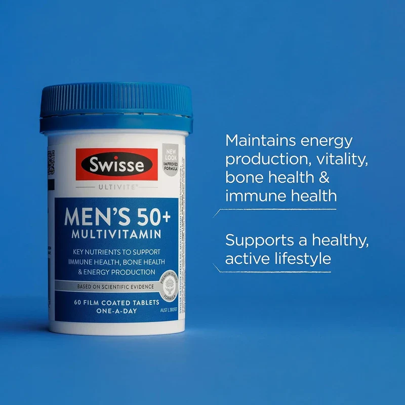 Swisse Ultivite Men's 50+ Multivitamin 90 Tablets - Image 3