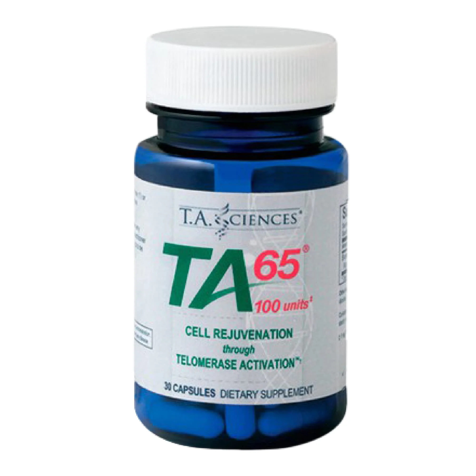 T.A. Sciences Telomerase Activation Supplement - 100 Units TA 65 MD, 30 Capsules - Image 7