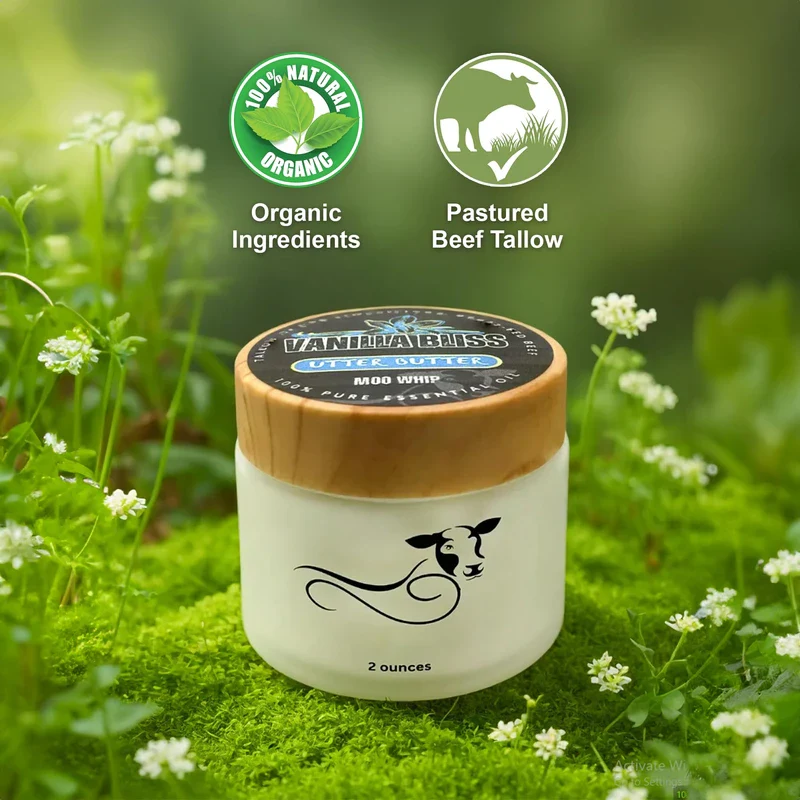 Tallow Balm, Face Cream, Body Cream, Hand Made, Tallow Face Moisturizer, Skin Tightening Cream for Body and Face, Scar Reducing Vitamin E Oil, Organic Skincare (2oz, Vanilla) - Image 7