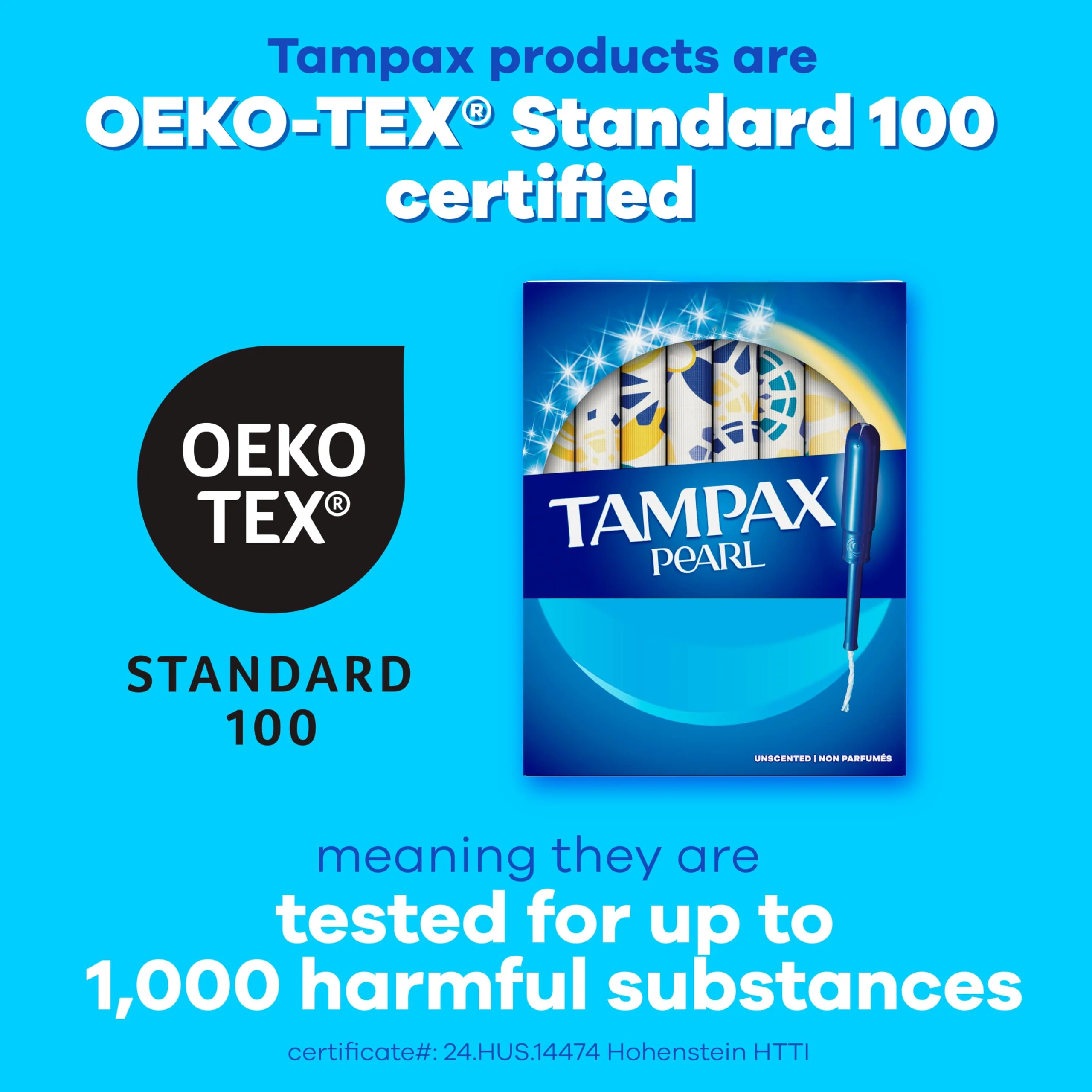 Tampax Pearl Tampons Multipack, Light/Regular/Super Absorbency, with Leakguard Braid, Unscented, 94 Count (Packaging May Vary) - Image 5