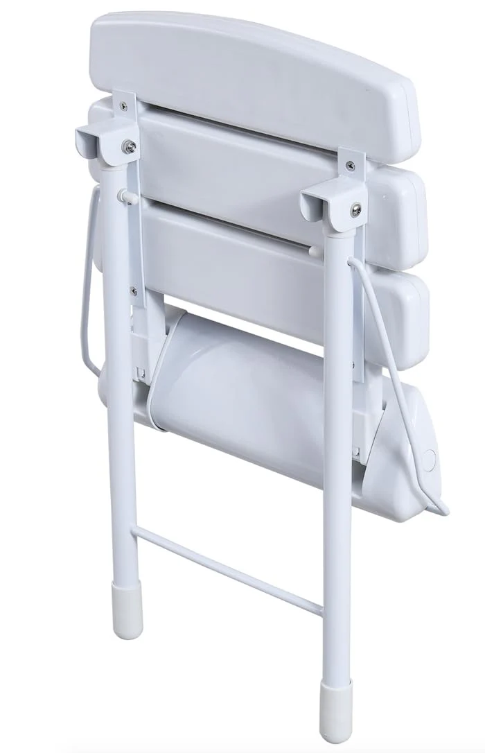 Taps2Traps® Wall Mounted Fold Down Shower Seat With Legs - Image 5