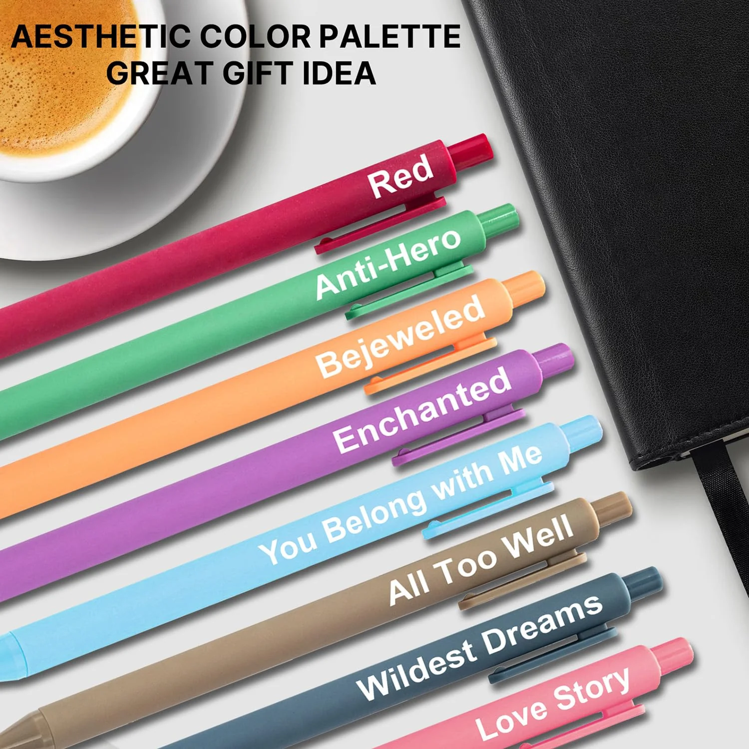 Taylor Gifts Merch, Cute Taylor Gel Pens, Office Supplies for Music Fans, Taylor Birthday Party Favors for Girls, Women, Nurse, Teacher, Christmas Stocking Stuffers Gift for Girls Boys - Image 3