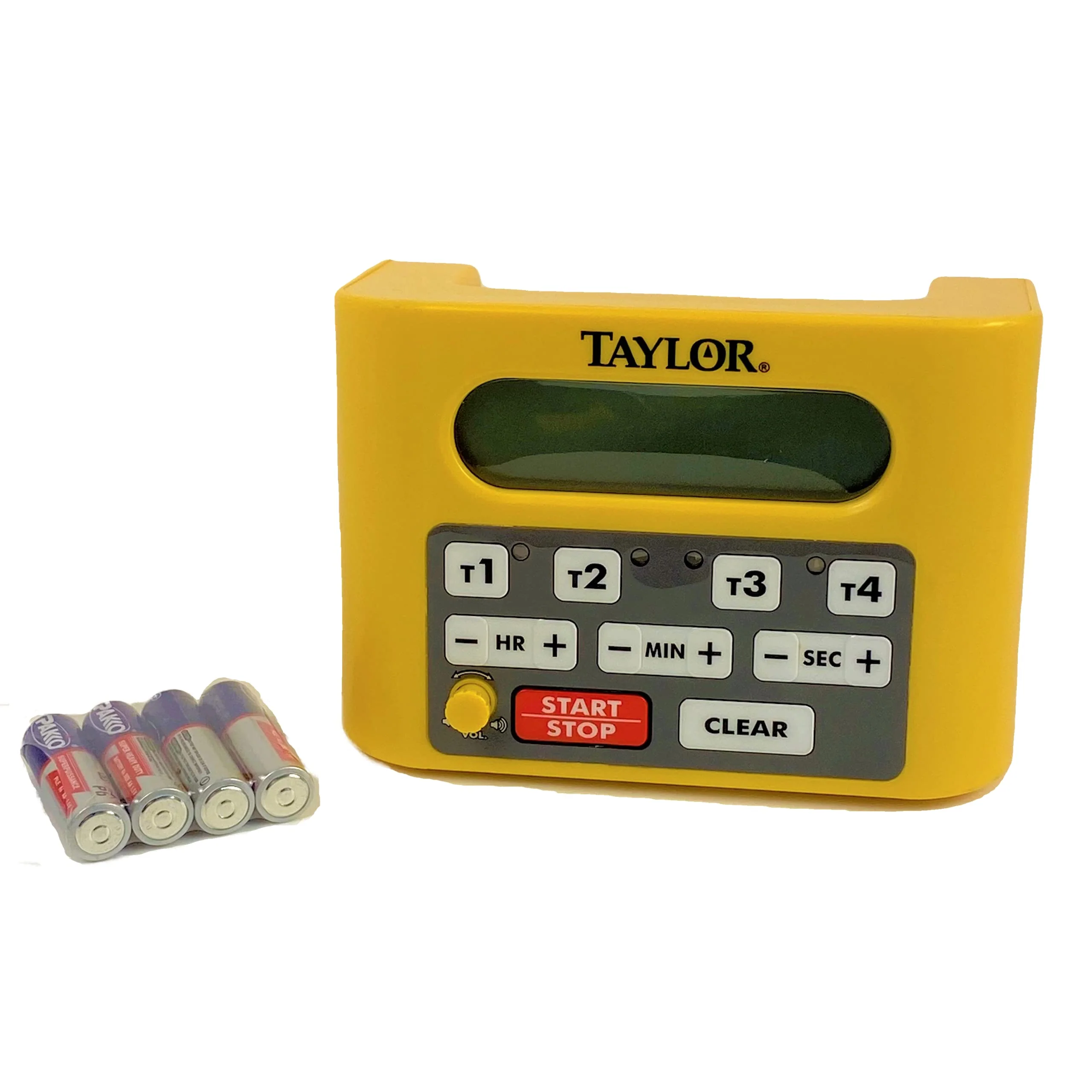 Taylor Precision 5839N Digital Timer, 4 Event Channel, 4.5' x 6.25', 10 -Hour for Commercial Kitchens, Yellow - Image 5