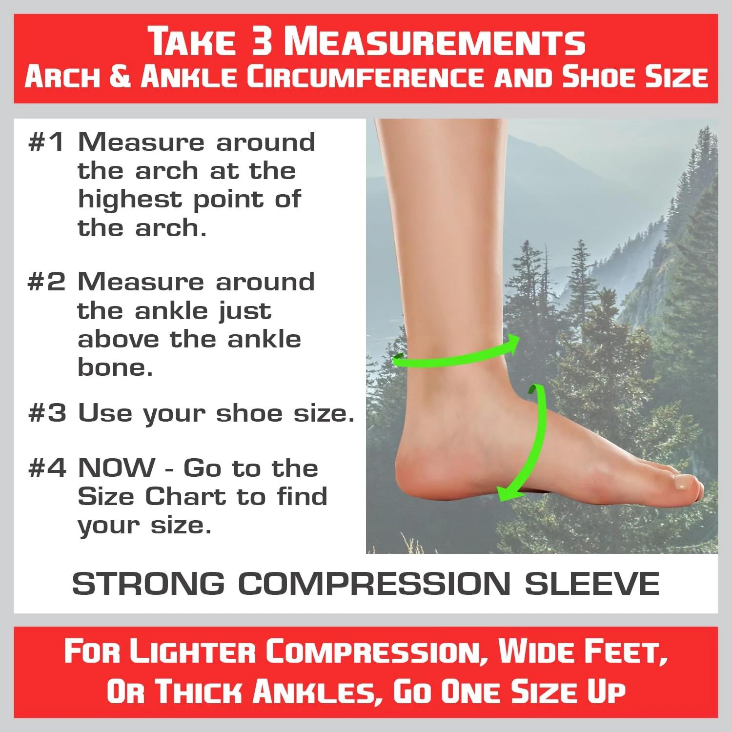 TechWare Pro Ankle Brace Compression Sleeve - Relieves Achilles Tendonitis, Joint Pain. Plantar Fasciitis Foot Sock with Arch Support Reduces Swelling & Heel Spur Pain. (Black/Blue, XXL) - Image 8