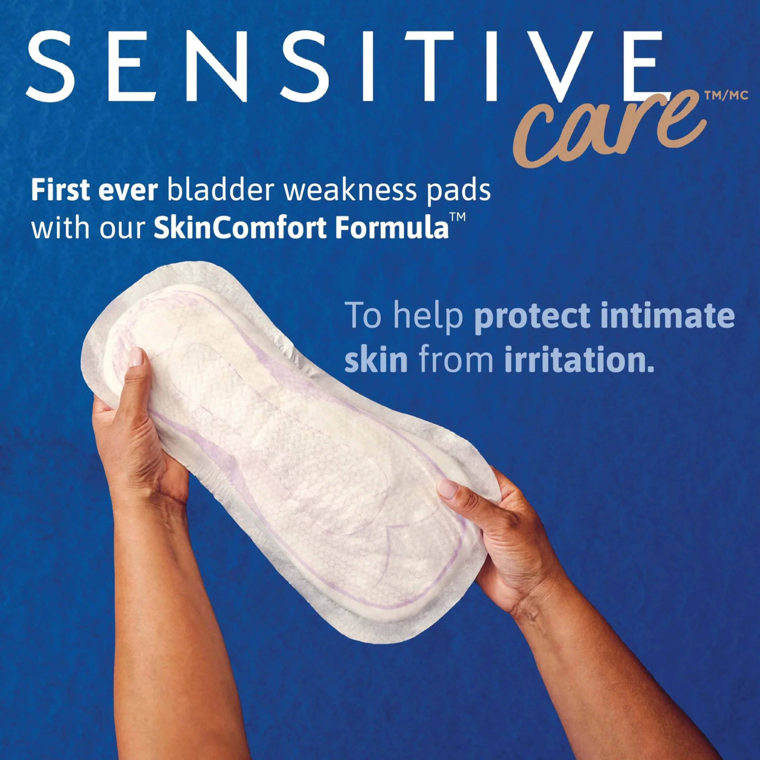 TENA Sensitive Care Incontinence Pads, Bladder Control, Postpartum for Women, Overnight Absorbency, Extra Coverage, 135 Count - Image 4