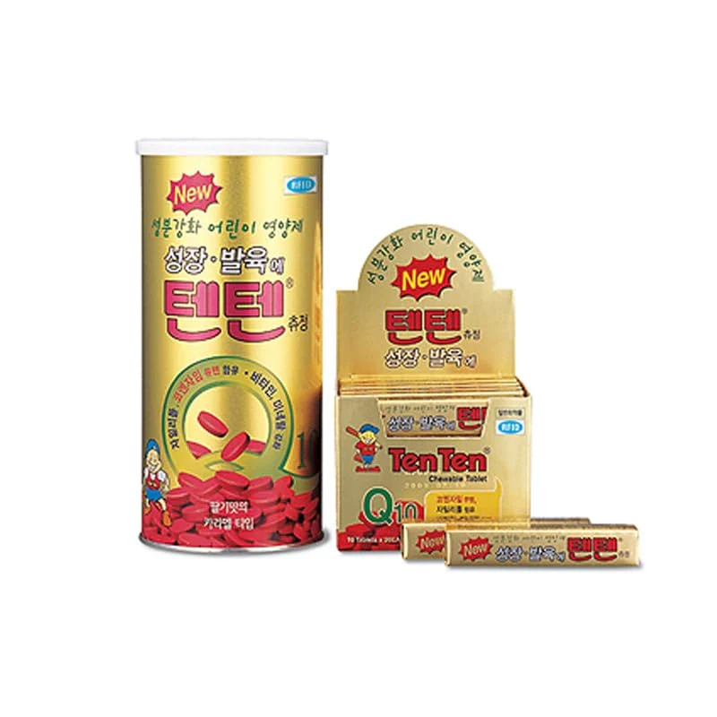 Tenten Korean TENTEN Tenten Chewable, 120 Tablets, Children's Gummies, Made in Korean (LAUNTREE) - Image 2