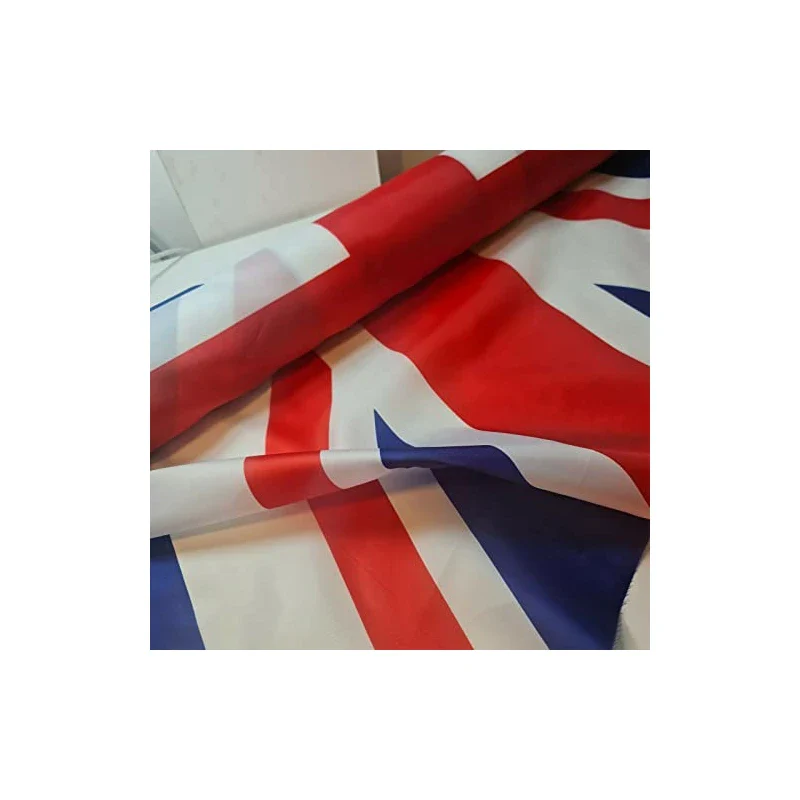 TEXTILE STATION Great Britain Supporters GB King CORNATION Union Flag Union Jack 1 Metre 150x 112CM British Material Fabric Crafts Sewing - Image 2