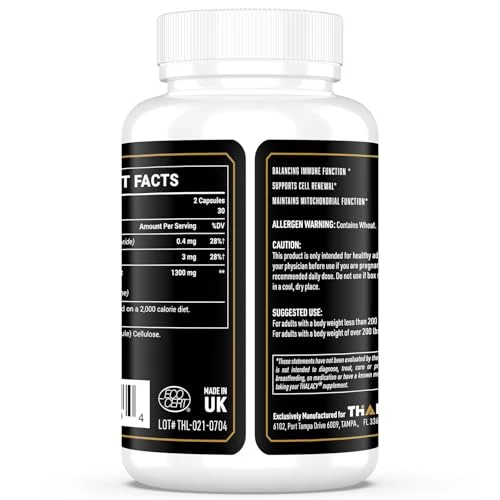 Thalacy Spermidine Supplements, 60 Capsules - Image 3