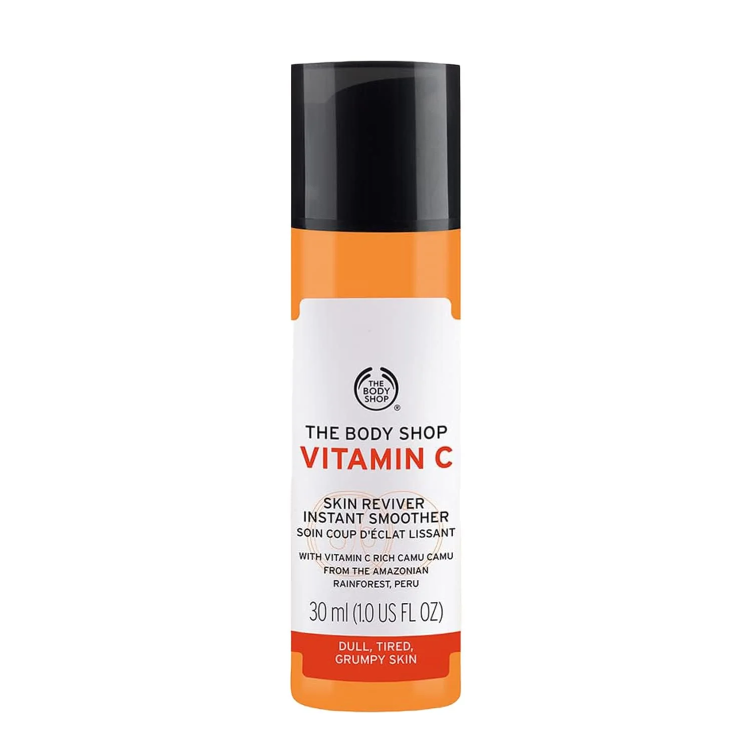 The Body Shop Vitamin C Skin Boost Instant Smoother – Refreshing, Skin-Softening Serum for Youthful Skin – Vegan – 1 oz