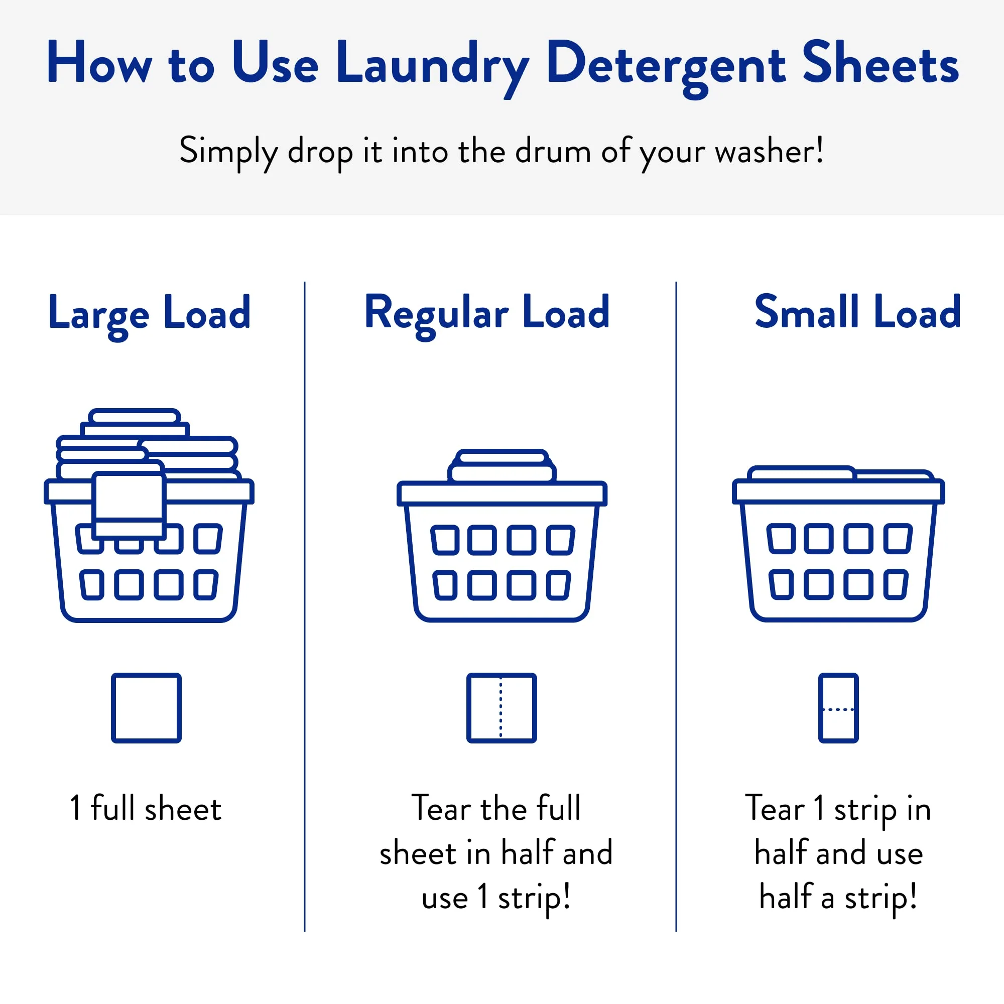 The Clean People Fragrance Free Laundry Detergent Sheets - Laundry Soap - Ultra Concentrated, Recyclable Packaging, Stain Fighting - Fragrance Free, 96 Pack - Image 3