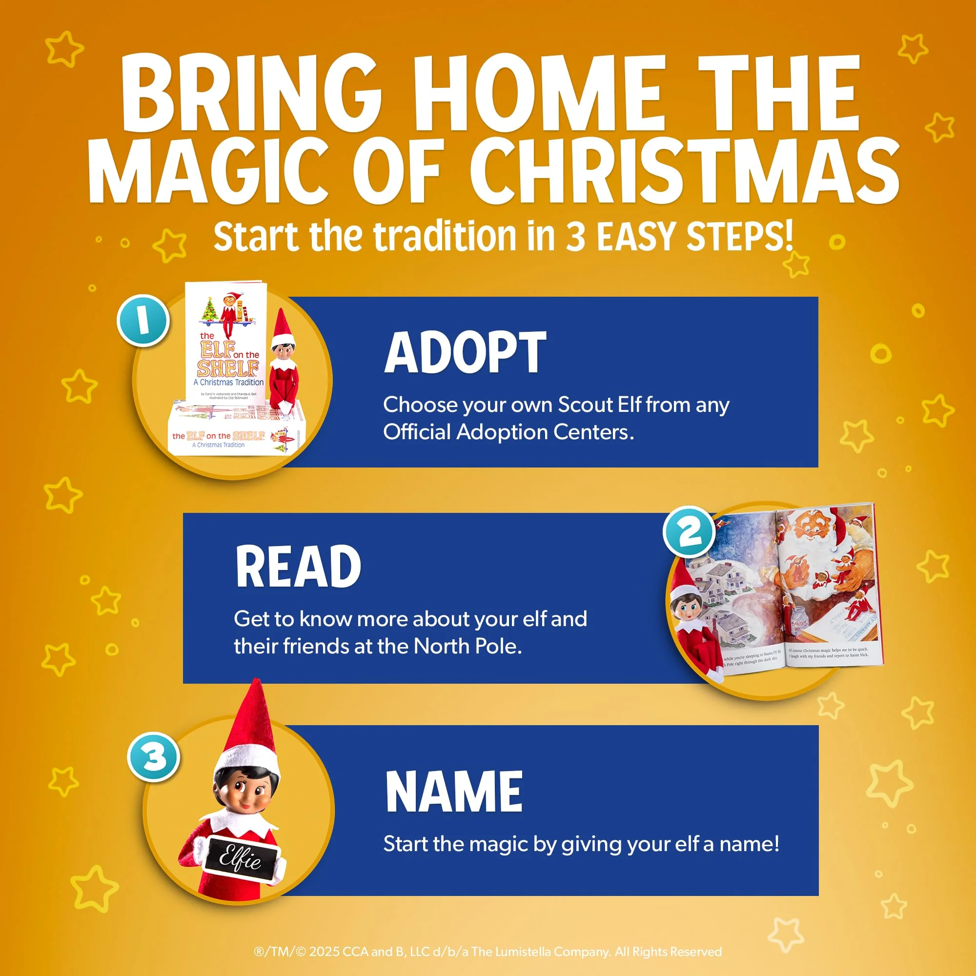 The Elf on the Shelf: A Christmas Tradition - Boy Scout Elf with Blue Eyes - Includes Artfully Illustrated Storybook, Keepsake Box and Official Adoption Certificate - Image 6