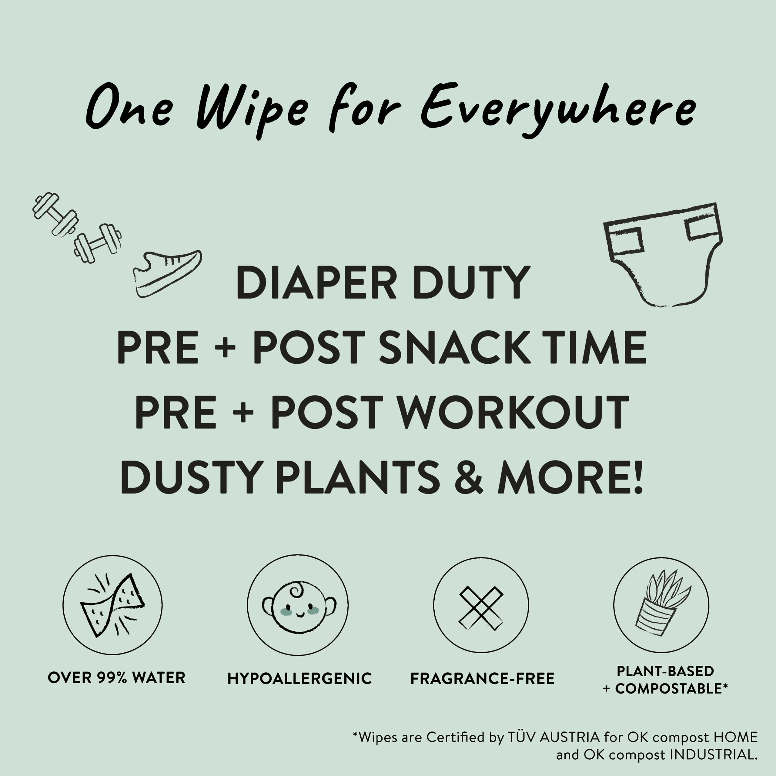 The Honest Company Clean Conscious Multi-Use Wipes | Hypoallergenic + Unscented for Sensitive Skin | Over 99% Water, Compostable, Plant Based, Baby Wipes | Rose Blossom, 288 Count - Image 27