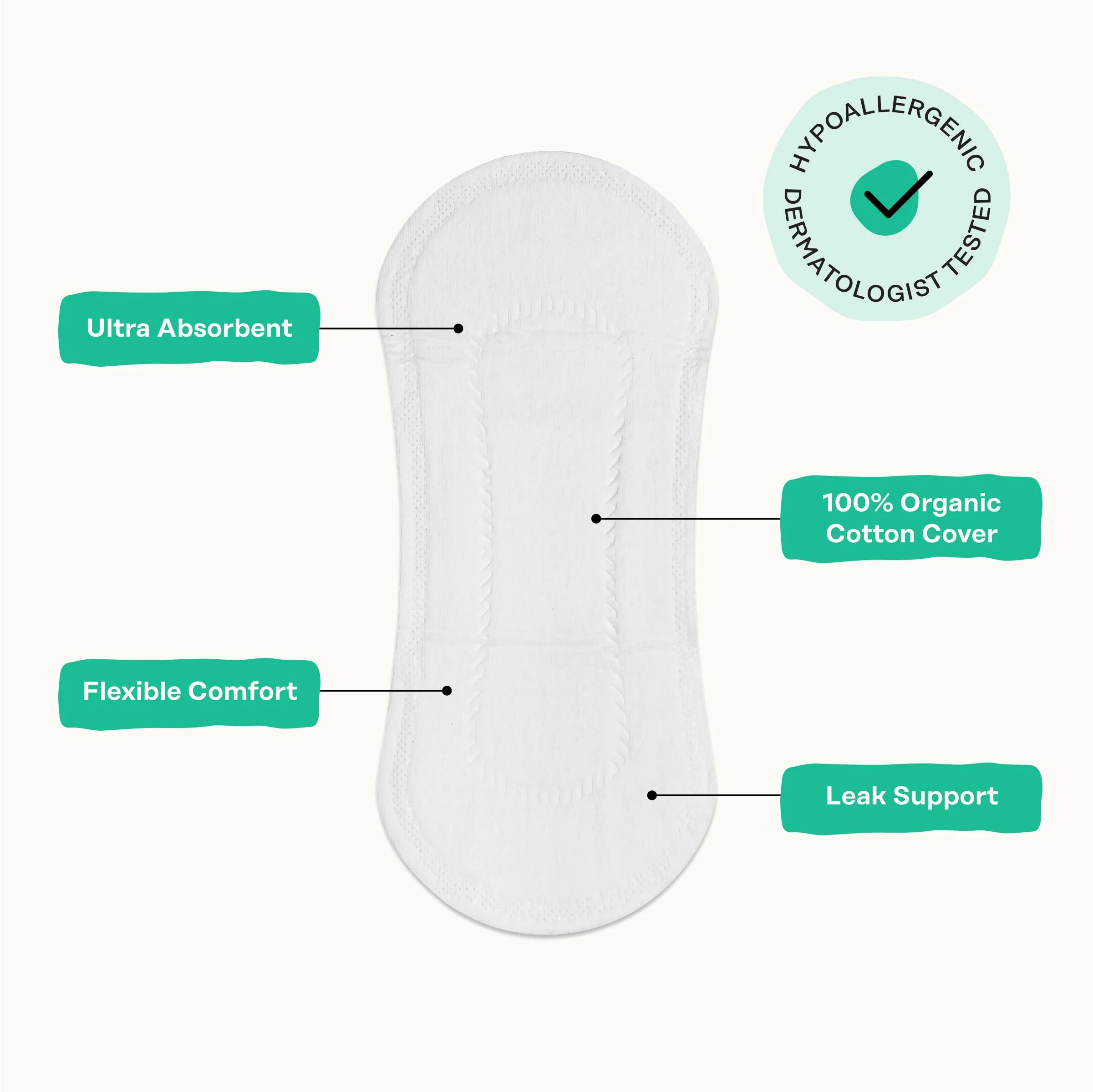 The Honey Pot Company - 120 ct - Herbal Everyday Panty Liners for Women - Infused w/Essential Oils for Cooling Effect & Organic Cotton Cover - Feminine Care - FSA & HSA Eligible - Image 6