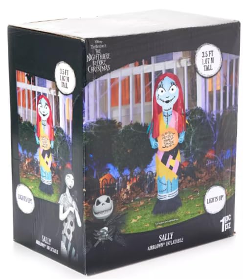 The Nightmare Before Christmas 3.5' Airblown Inflatable LED Sally - Image 2