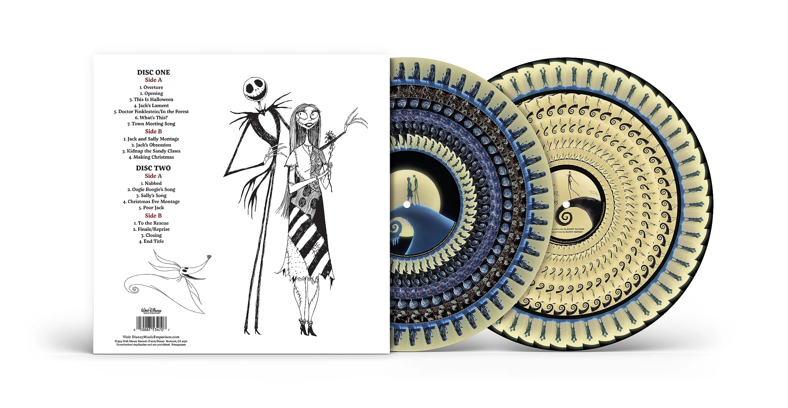 The Nightmare Before Christmas (Original Motion Picture Soundtrack)[Zoetrope Picture Disc 2 LP] - Image 3