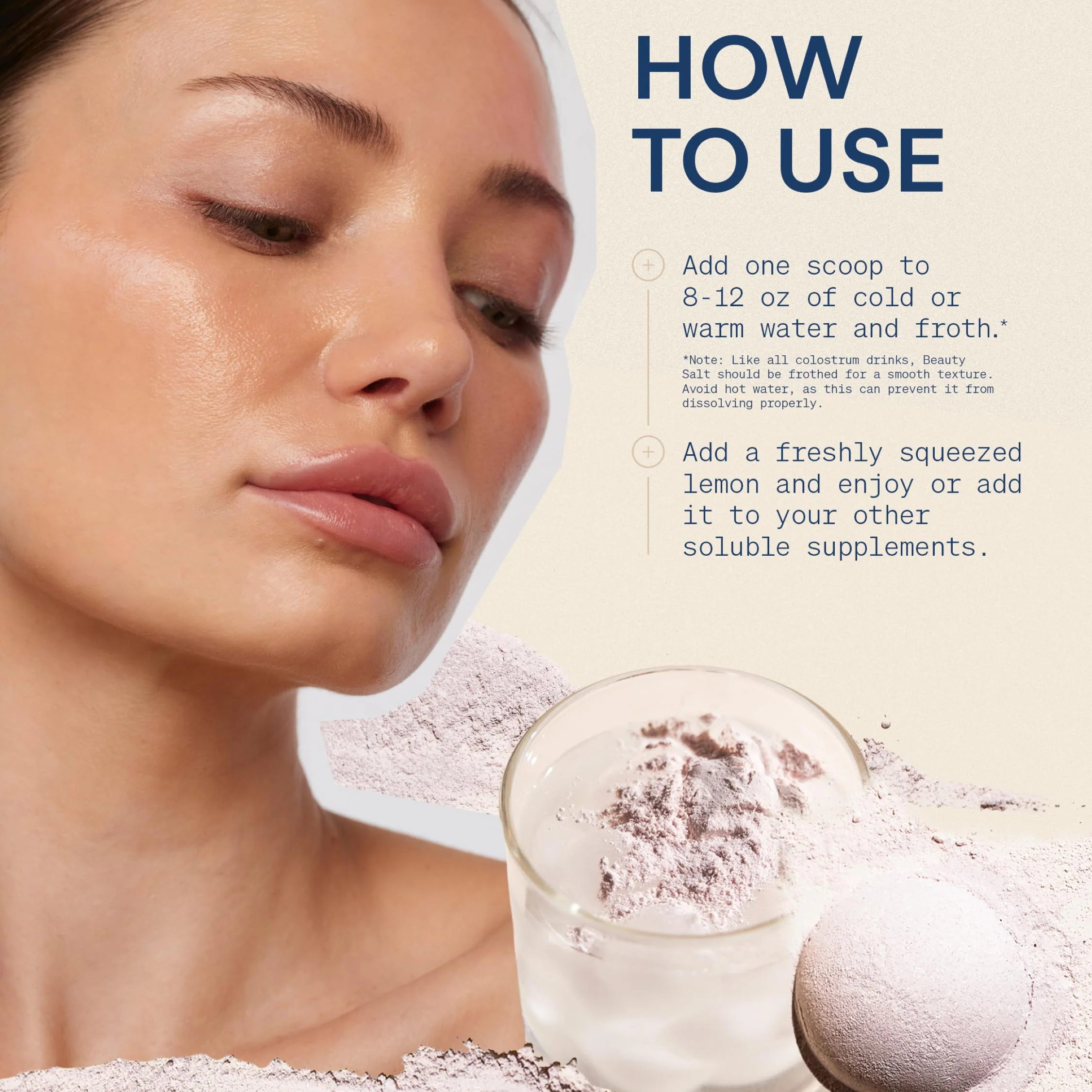 The Skinny Confidential Beauty Salt- Hydration Powder Contain Grass-Fed Colostrum, Electrolytes & Pearl Powder - Supports Immunity & Digestive Health, Glowing Skin & Radiant Hair - Gluten Free - Image 6