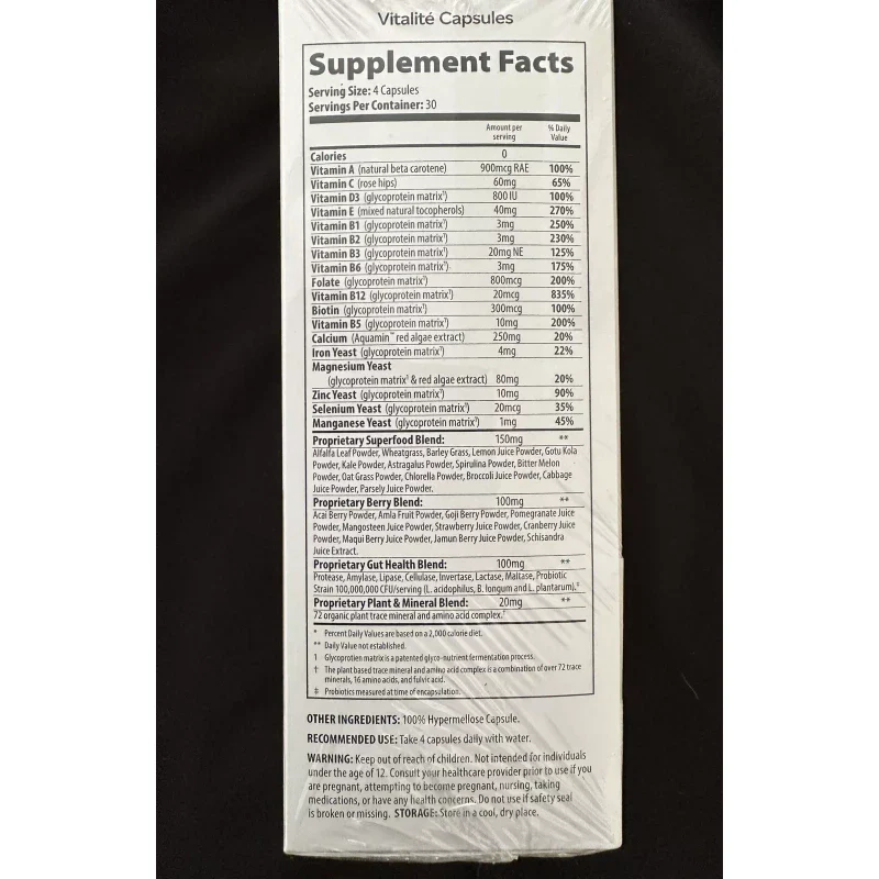 Three International - Vitalite Superfood Blend - Multivitamin Complex - Image 4