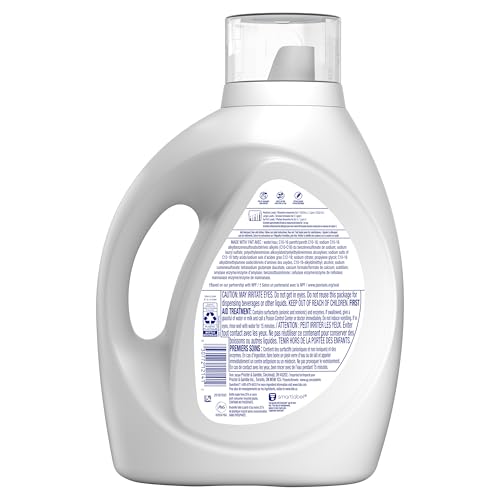 Tide Free & Gentle Liquid Laundry Detergent, 105 fl oz, 80 Loads, HE Compatible - Image 2