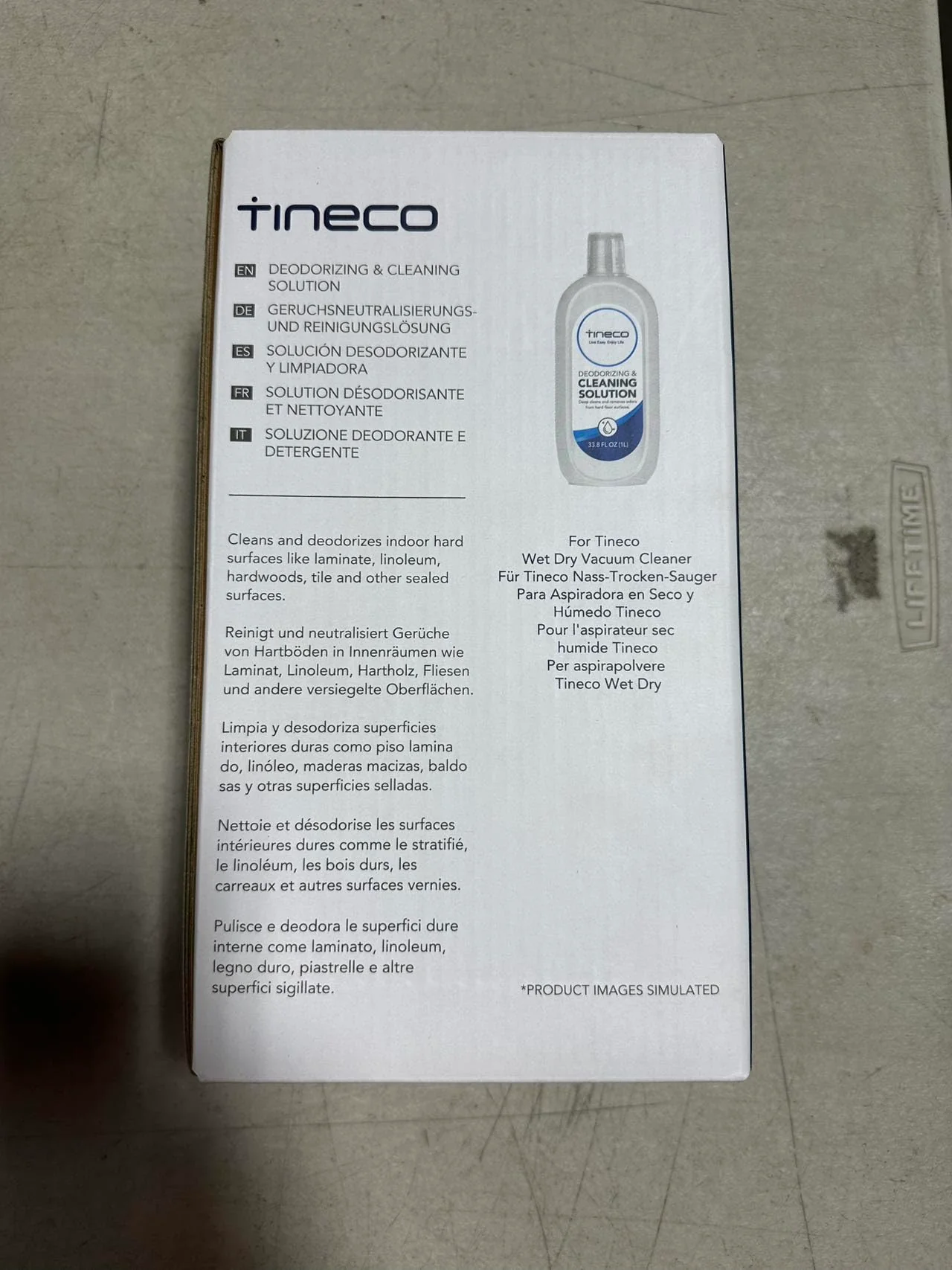 Tineco Floor Cleaning Solution 1L for iFLOOR Series (EXCEPT iFLOOR 5 Steam), FLOOR ONE S3 / S5 / S6 / S7 Series, S9 Artist Pro (EXCEPT S5 Steam / S7 Steam / S9 Artist Steam) Wet Dry Vacuum (33.8 OZ) - Image 3