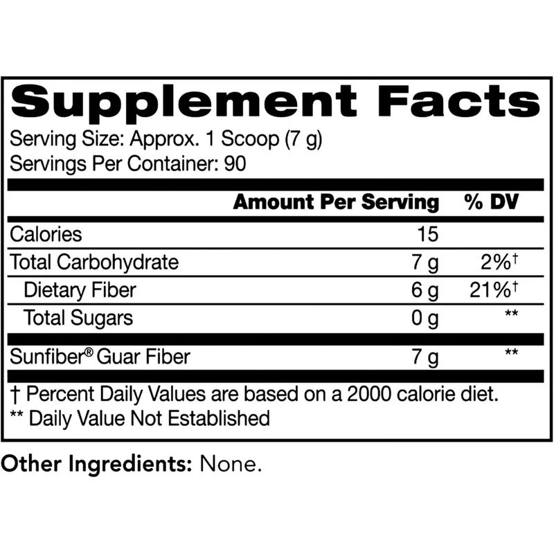 Tomorrow's Nutrition Sunfiber Prebiotic Fiber Supplement for Digestive Health | Low FODMAP, Gluten-Free, Unflavored, 90 Servings - Image 4