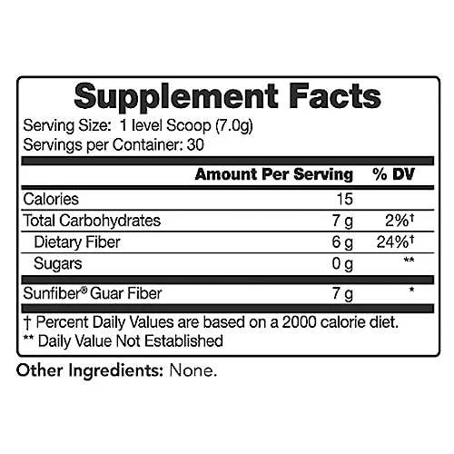 Tomorrow's Nutrition, Sunfiber, Prebiotic Fiber Supplement for Digestive Health, Low FODMAP, Gluten-Free, Unflavored, 7.4 oz - Image 3