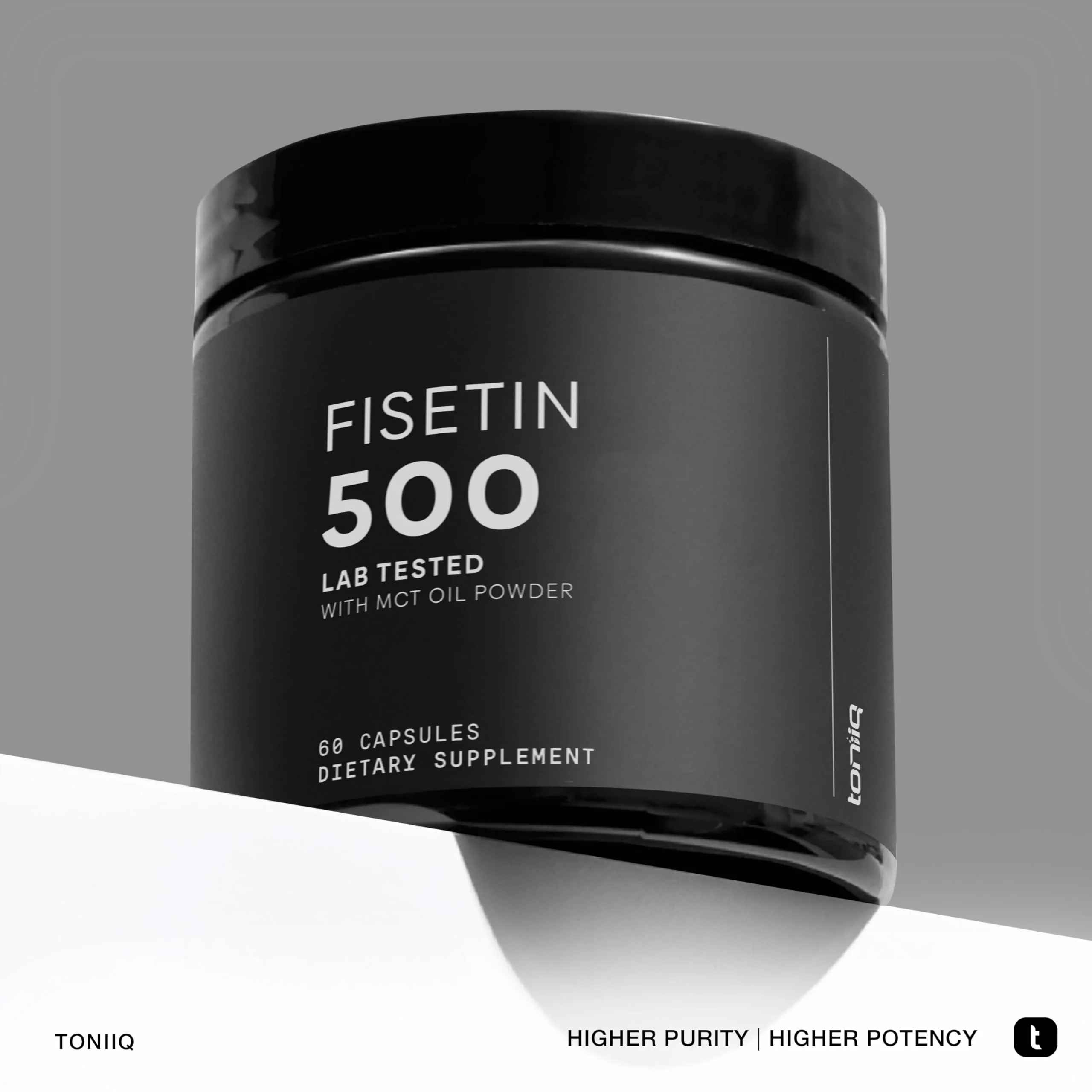 Toniiq Ultra High Purity Fisetin 500mg - 98%+ Higly Purified & Bioavailable Fisetin Supplement with MCT Oil for Absorption - Third-Party Tested Senolytic Supplements for Aging Support - 60 Capsules - Image 7