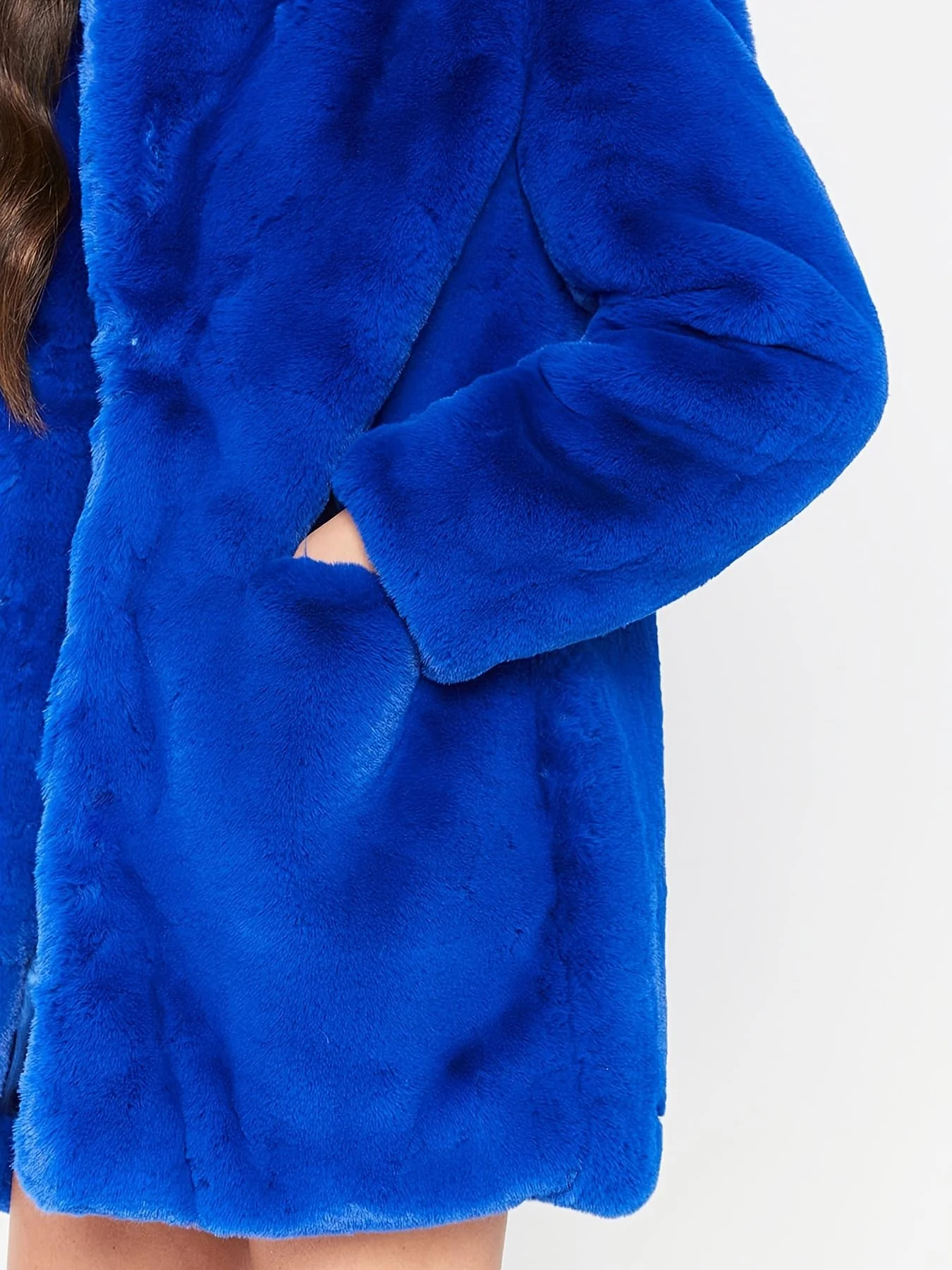 TOPONSKY Faux Fur Outwear Coats Winter Furry Women Christmas Vests Warm Jackets Royla XL - Image 5