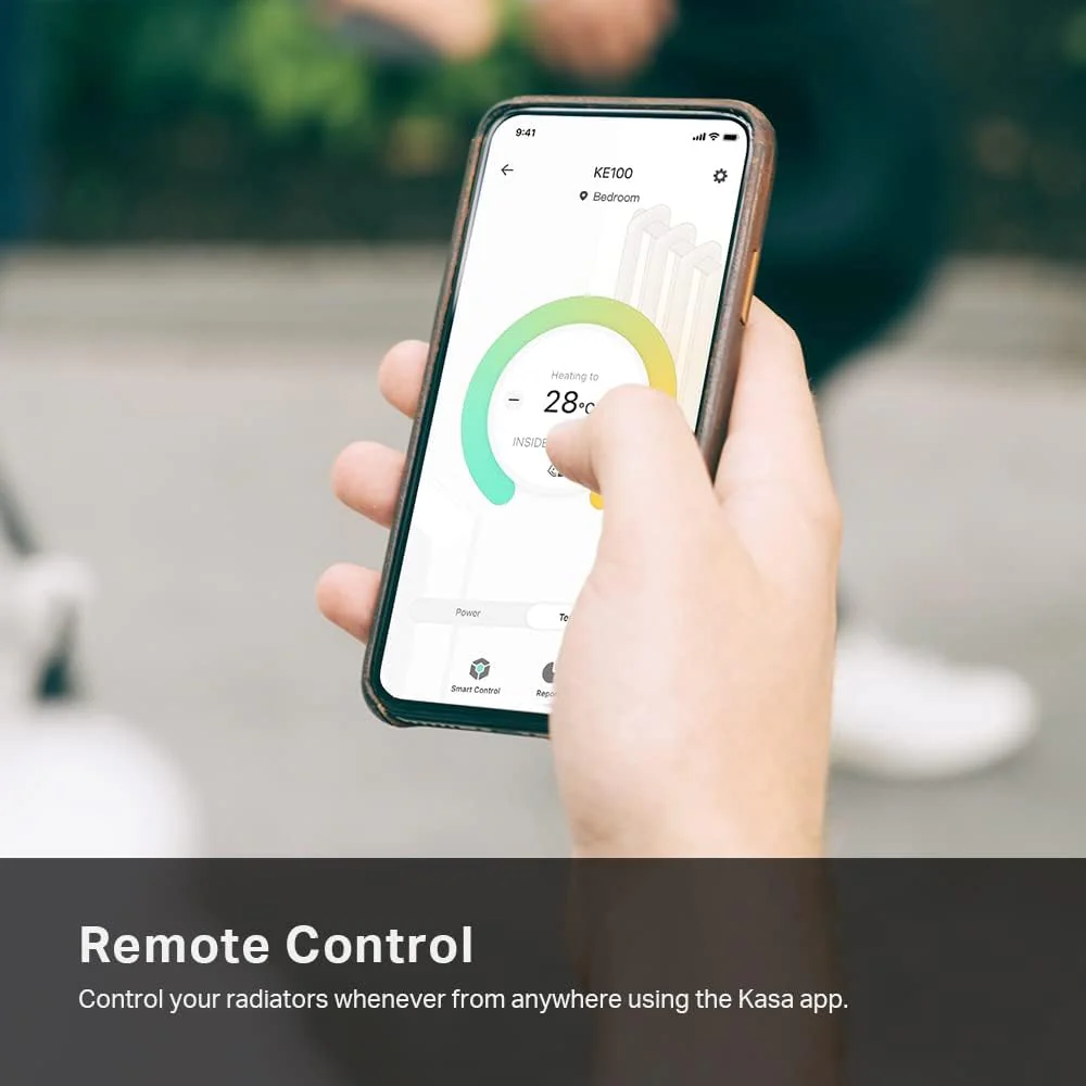 TP-Link Kasa Smart Thermostat Radiator Valve, Smart Radiator Valve, Energy Saving, LED display Radiator Thermostat Valve, Smart TRV Schedule, Works with Alexa & Google Home, Easy installation(KE100) - Image 9