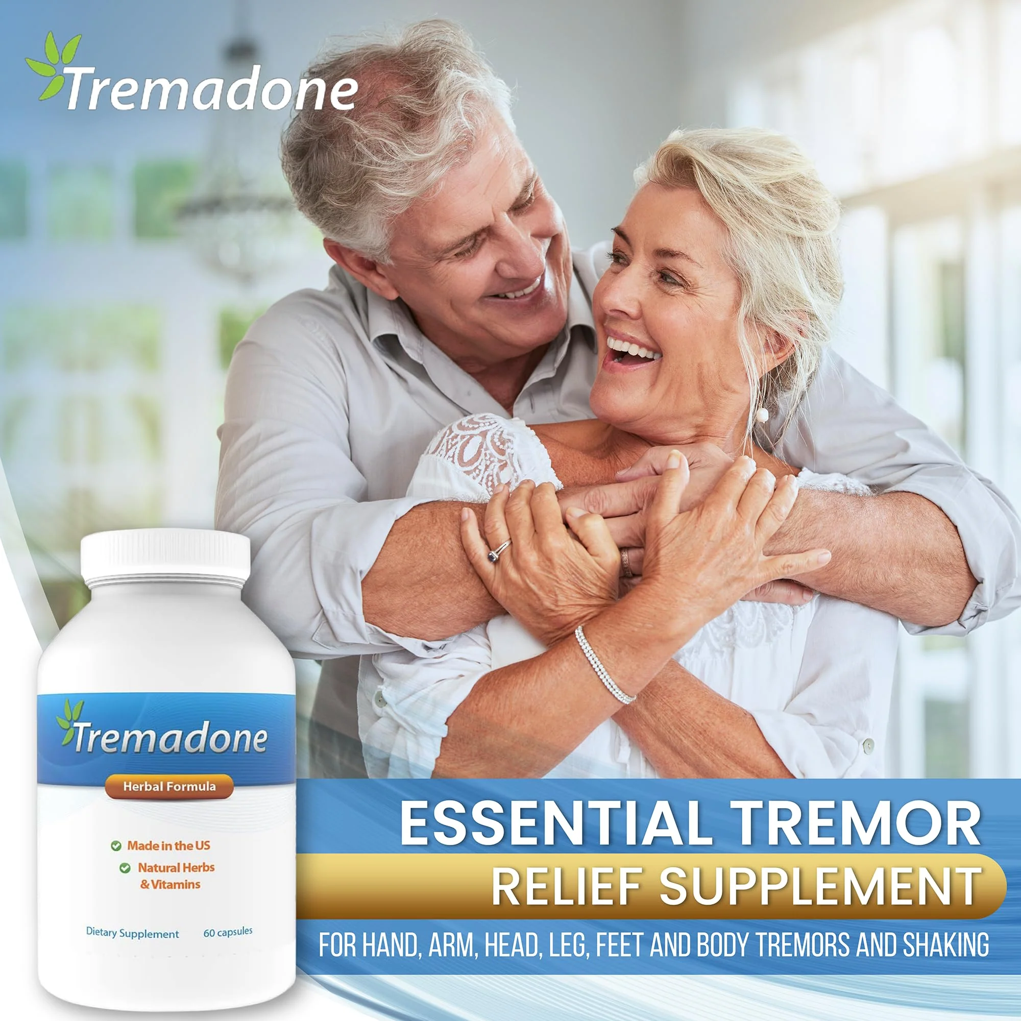 Tremadone - Essential Tremor Relief Supplement for Hand, Arm, Head, Leg, Feet and Body Tremors and Shaking - All Natural, Gluten Free, Dairy Free by Nutriganix (1) - Image 5
