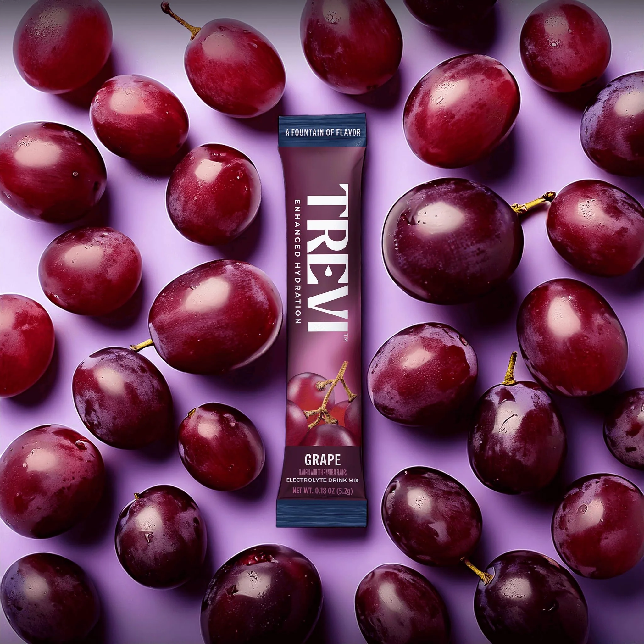 TREVI™ Sugar Free Electrolytes - Drink Mix Hydration Powder Packets - 28 Count - Grape - Image 7