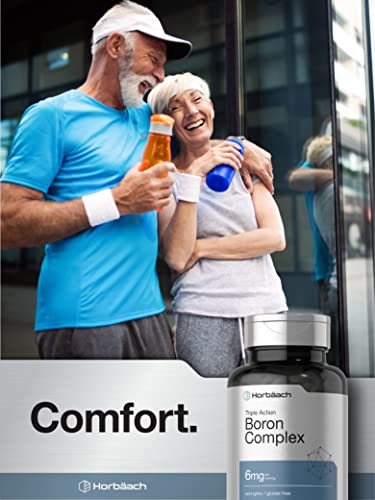 Triple Boron Complex 6 mg Supplement | 300 Tablets | Vegetarian, Non-GMO & Gluten Free | Triple Action Boron Citrate, Boron Glycinate, Boron Asparate | by Horbaach - Image 3