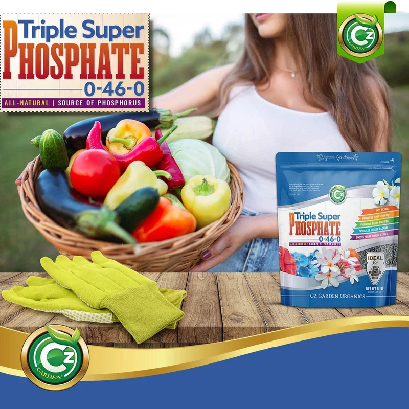 Triple Super Phosphate 0-46-0 Fertilizer Made in USA - Bloom Booster - TSP Pure Phosphorus Plant Food for Plants & Flower Gardens - Fruit, Vegetables - Image 5