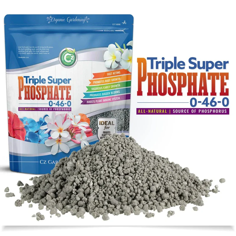 Triple Super Phosphate 0-46-0 Fertilizer Made in USA - Bloom Booster - TSP Pure Phosphorus Plant Food for Plants & Flower Gardens - Fruit, Vegetables - Image 8