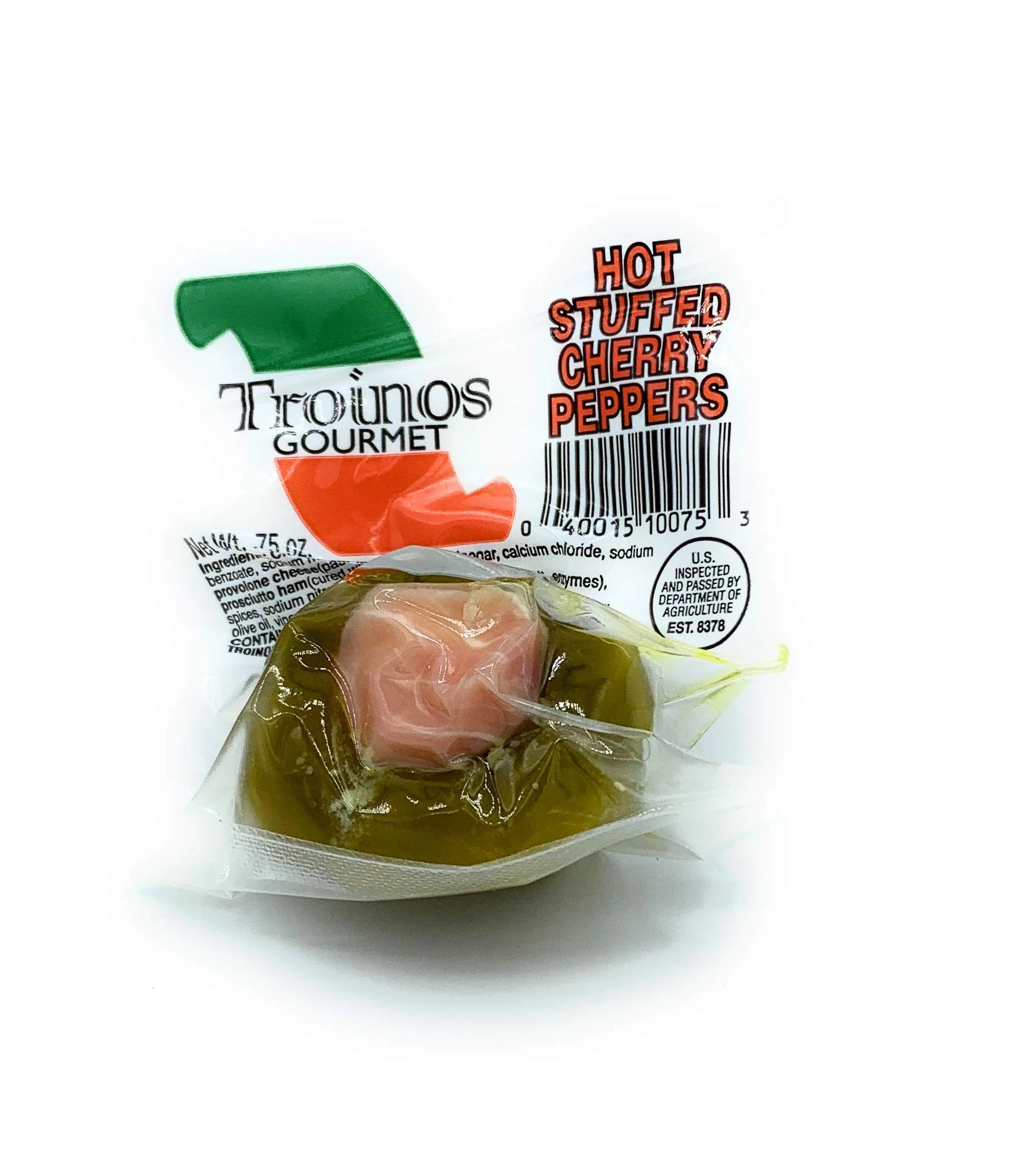 Troino's Stuffed Cherry Peppers (Hot Stuffed 48 Singles) - Image 3