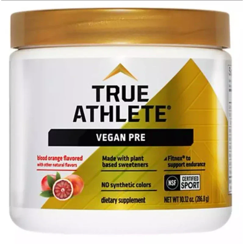 True Athlete Plant-Based Pre-Workout “ Blood Orange (10.12 oz./30 Servings) - Image 2