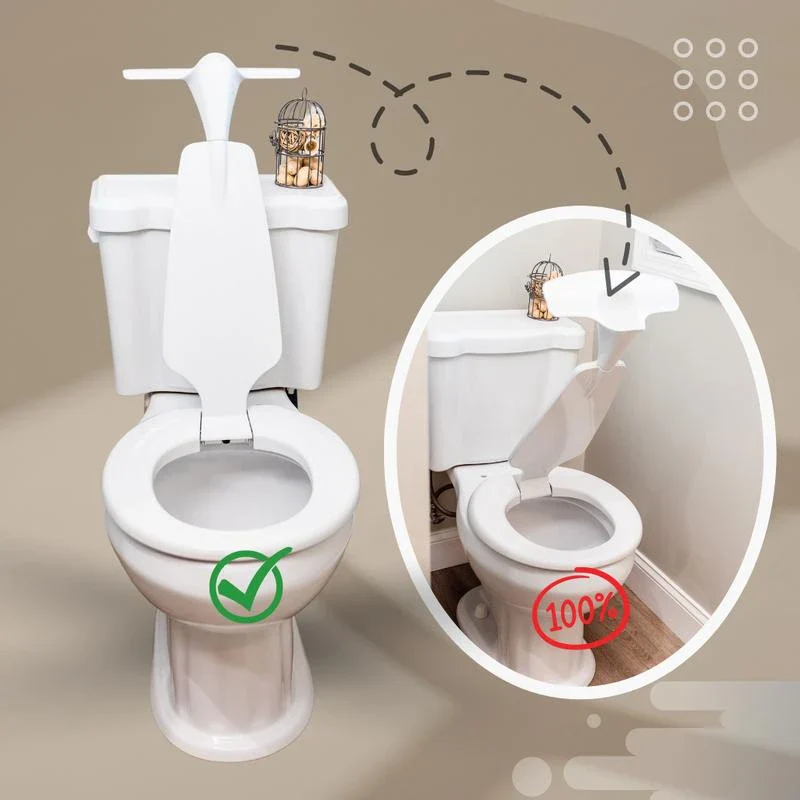 True Toilet End Urine Splatter Forever with the True Toilet - Size: Elongated Version - Image 5