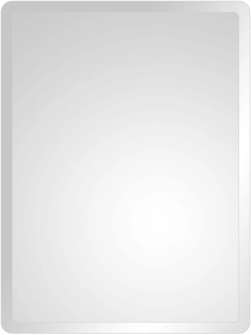 Tula Rectangular Bathroom Mirror | Frameless Bevelled Edge Design | Wall Mounted Portrait or Landscape 600mm x 450mm - Image 8